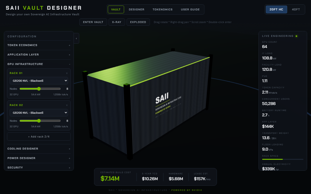 SAII Vault Designer preview